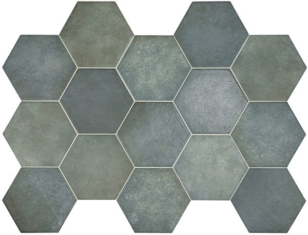 Керамогранит Heritage Hexagono Indigo 17,5x20 Equipe